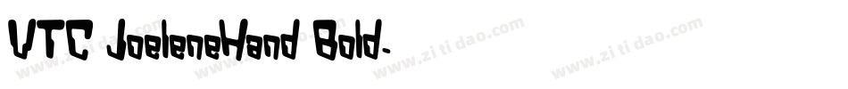 VTC JoeleneHand Bold字体转换